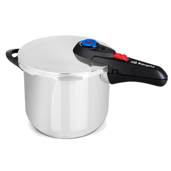 Panela de Pressão Orbegozo HP 10006 | Inox, 10L, 5 Sistemas Segurança