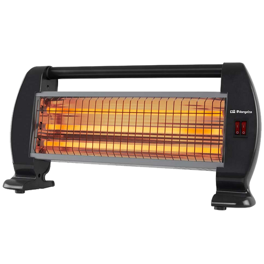 Aquecedor Quartzo Orbegozo BP 0206 | 1200W, 3 níveis