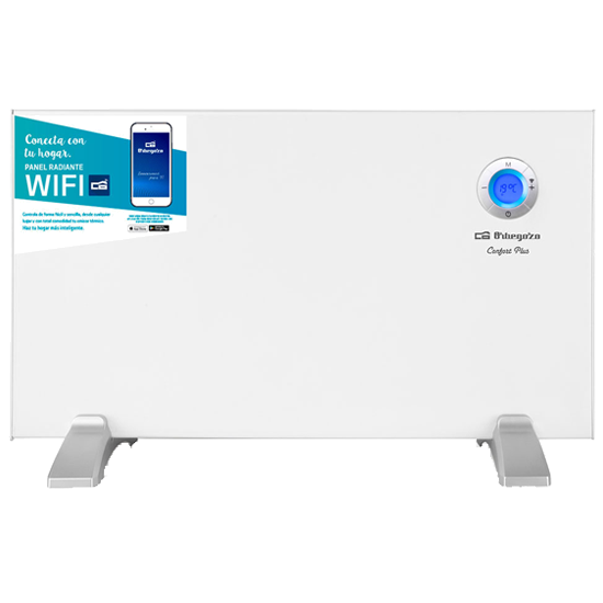 Aquecedor Painel Orbegozo Rew 1000 A | 1000W, WiFi, 7-35°C