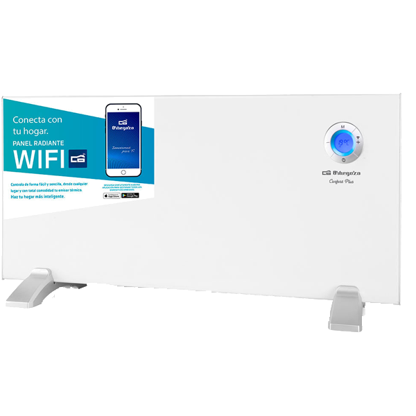 Aquecedor Painel Orbegozo Rew 1500 A | Wi-Fi, 1500W, LCD