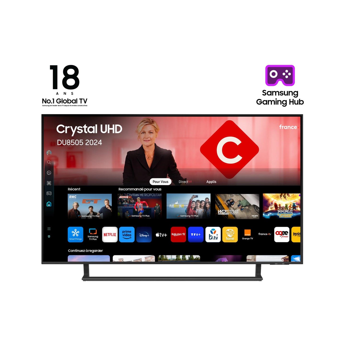 TV Samsung TU50DU8505KXXC | 50", LED, 4K, Tizen