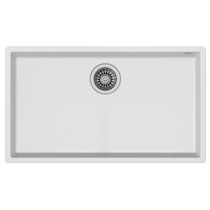 Lava Loiça TEKA Square 72.40 Tg | 1 Bacia, Branco, 80cm