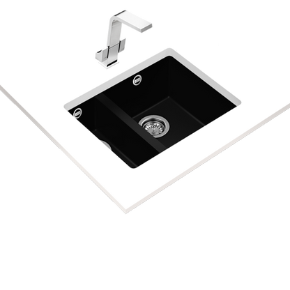 Lava Loiça TEKA Square 2c 560 Tg | 2 bacias, Tegranito, Preto