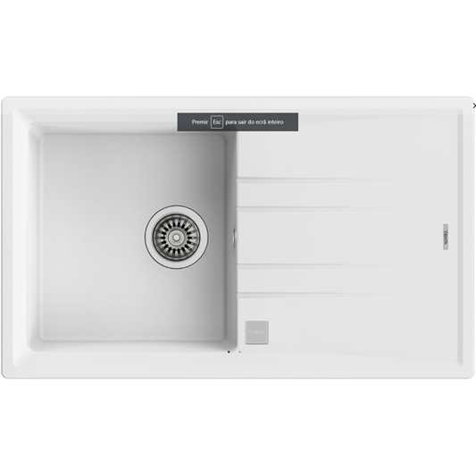 Lava Loiça TEKA Stone 50 B-tg | 1 Bacia, Tegranito, 50cm