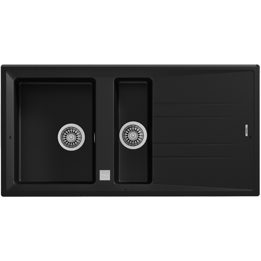 Lava Loiça TEKA Stone 60 B-tg 1 1/2 C 1e | Duas bacias, Escorredor