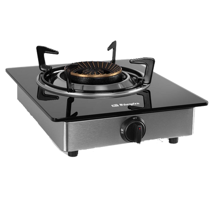 Fogareiro Orbegozo FO 1720 | Inox, Vidro Negro, 4.3kW