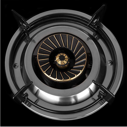 Fogareiro Orbegozo FO 1720 | Inox, Vidro Negro, 4.3kW