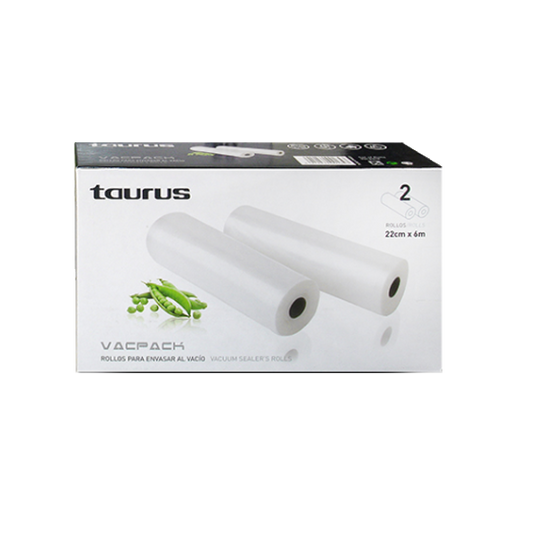 Rolos Taurus VAC6000 | 2 Unidades, 22cm x 6m