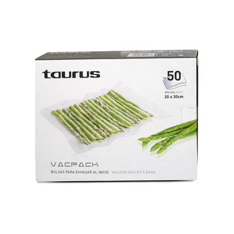 BOLSAS TAURUS VAC6000 50 UNID. 20X30CM - 999.261