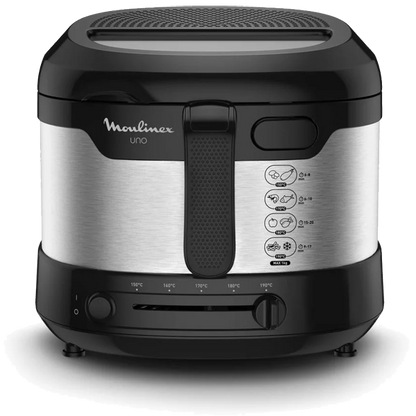 Fritadeira Moulinex Uno Inox AF215D10 | 1.8L, 1Kg, Antiaderente