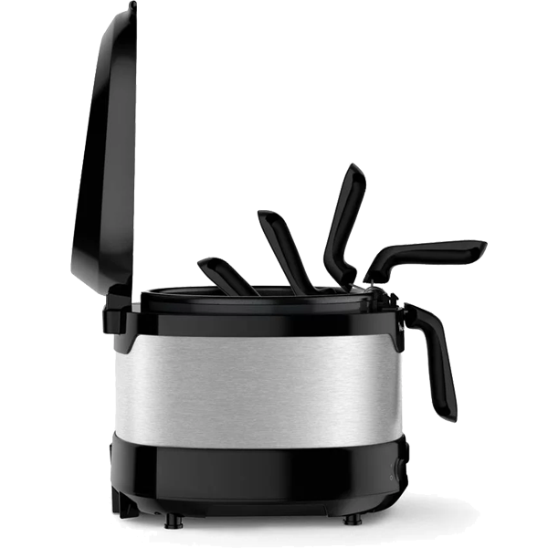 Fritadeira Moulinex Uno Inox AF215D10 | 1.8L, 1Kg, Antiaderente