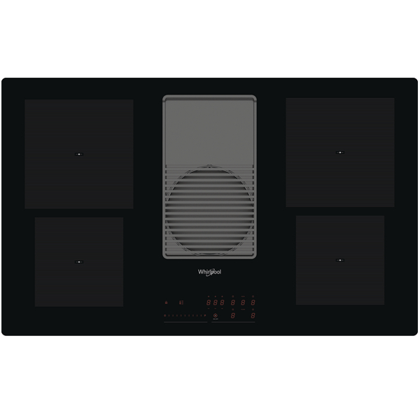 Placa de Indução com Exaustor Whirlpool WVH92K1 | 4 Zonas