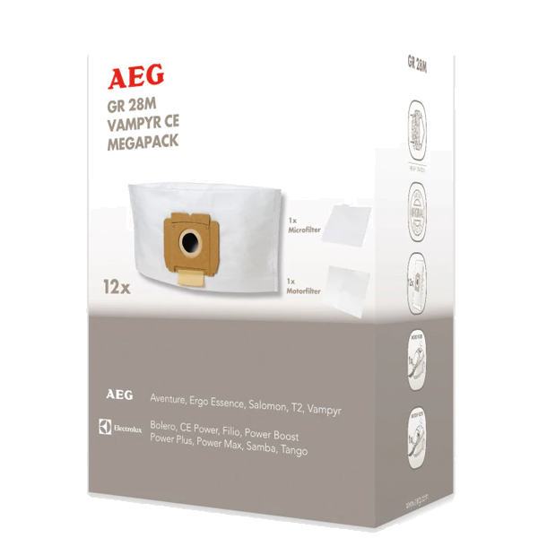 EMBALAGEM SACOS ASPIRADOR AEG - GR28M