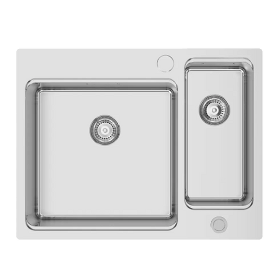 Lava Loiça Rodi Una Reverse 65 | Cuba e meia, Polido, 650x505mm