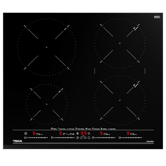 Placa de Indução Teka IZC 64630 BK MST | MasterSense, Touch Control, 5 Zonas