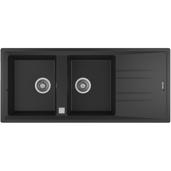 Lava Loiça Teka Stone 80 B-tg | 2 Bacias, Encastre, Tegranito