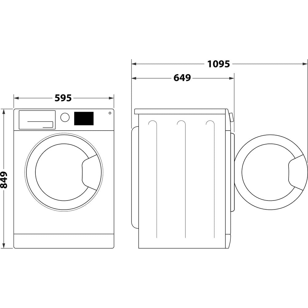 Secador de Roupa Indesit YTNM1091REU | 9kg, Bomba de Calor, A+