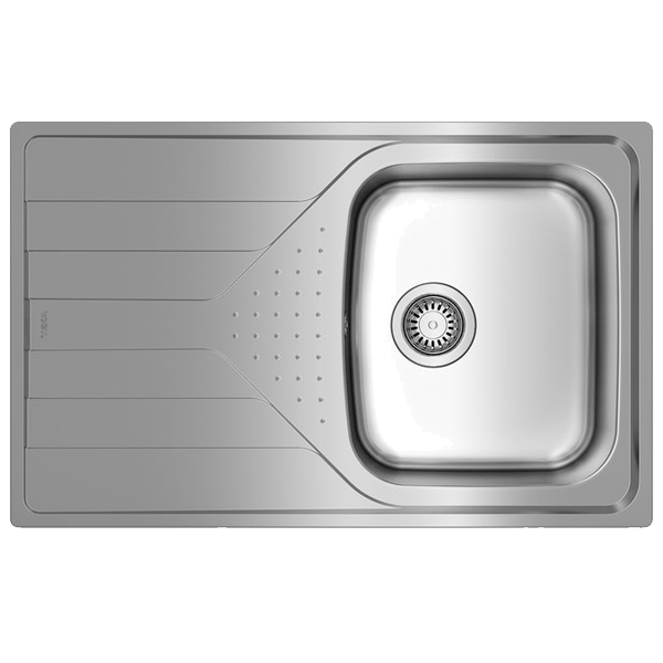 Lava Loiça TEKA Universe 45 T Xp 1c.1e | 1 Bacia, Inox, 45cm