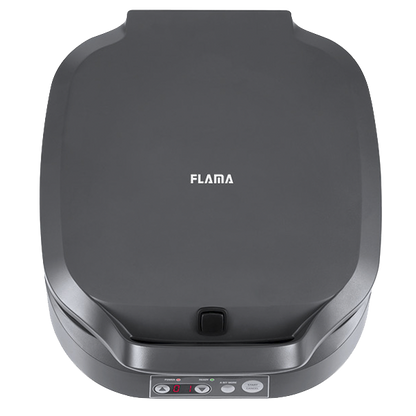 Máquina de Panquecas e Snacks FLAMA 4906FL | 4 Cavidades, 2000W, Antiaderente