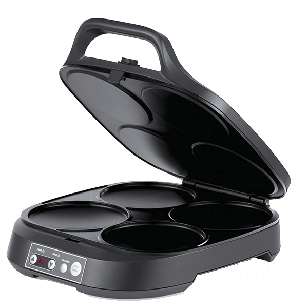 Máquina de Panquecas e Snacks FLAMA 4906FL | 4 Cavidades, 2000W, Antiaderente