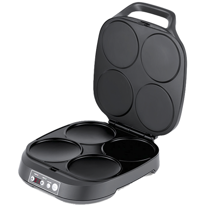 Máquina de Panquecas e Snacks FLAMA 4906FL | 4 Cavidades, 2000W, Antiaderente