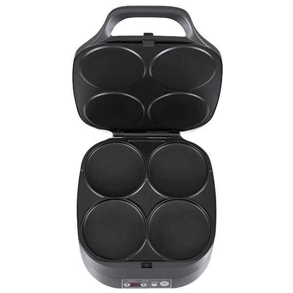 Máquina de Panquecas e Snacks FLAMA 4906FL | 4 Cavidades, 2000W, Antiaderente