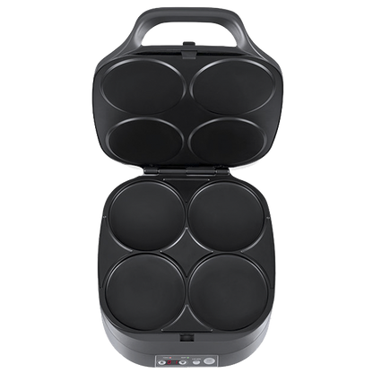 Máquina de Panquecas e Snacks FLAMA 4906FL | 4 Cavidades, 2000W, Antiaderente