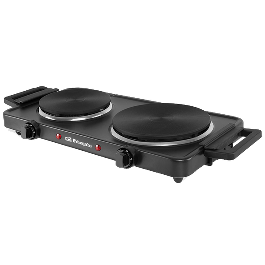Placa Elétrica Orbegozo PE 2855 | 2500W, 2 Discos, 230V