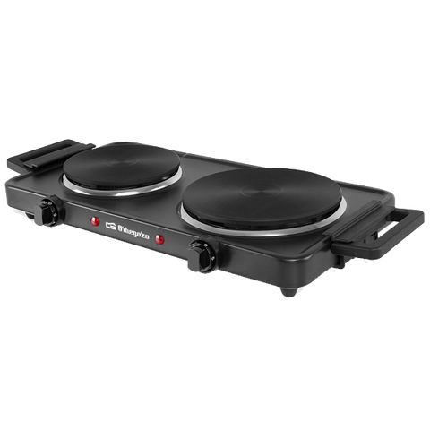 Placa Elétrica Orbegozo PE 2855 | 2500W, 2 Discos, 230V