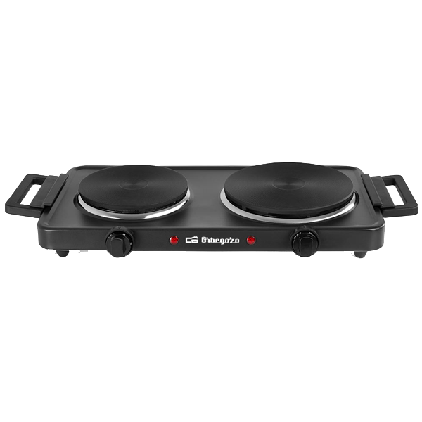 Placa Elétrica Orbegozo PE 2855 | 2500W, 2 Discos, 230V