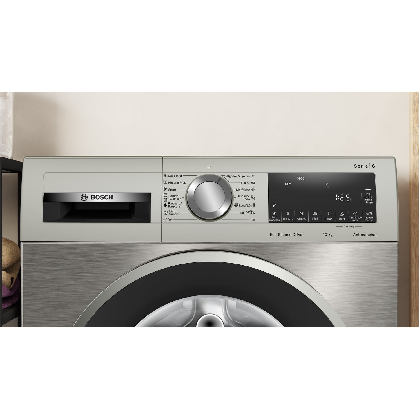 Máquina Lavar Roupa Bosch WGG256ZAES | 10kg, 1600rpm, Classe A