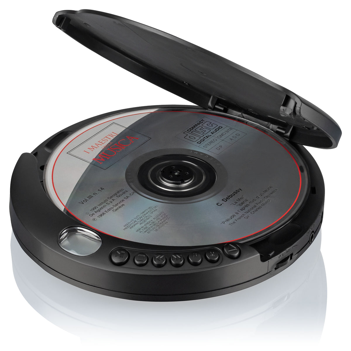 Leitor de CD Roadstar PCD435NCD | LCD, Entrada 3.5mm, Pilhas AA