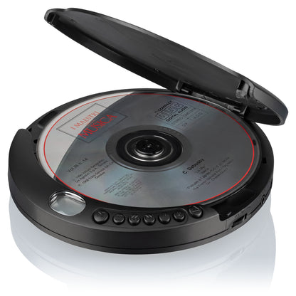 Leitor de CD Roadstar PCD435NCD | LCD, Entrada 3.5mm, Pilhas AA