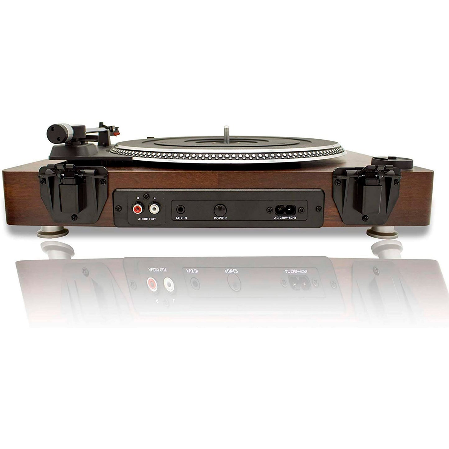 Gira-discos Roadstar TT260SPK | 33/45/78 rpm, Amplificador, Saída auriculares