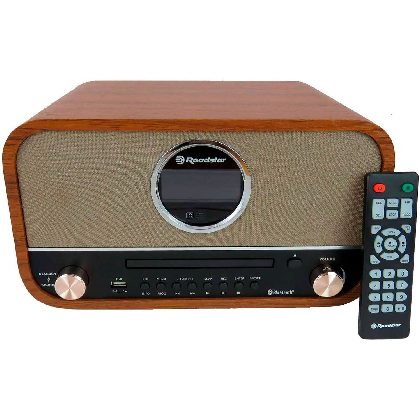 Rádio Roadstar HRA1782NBT | Bluetooth, CD, USB