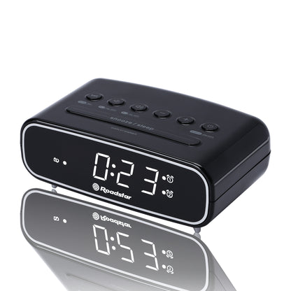 Rádio Roadstar CLR2310BK | FM, Alarme duplo, 0.7"