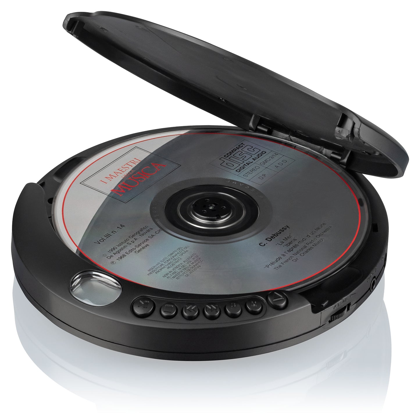 Leitor CD Portátil Roadstar PCD499BT | Bluetooth, Anti-choque 100s, LCD