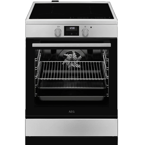 Fogão de Indução AEG CIB6646ABM | Forno 73L, Classe A