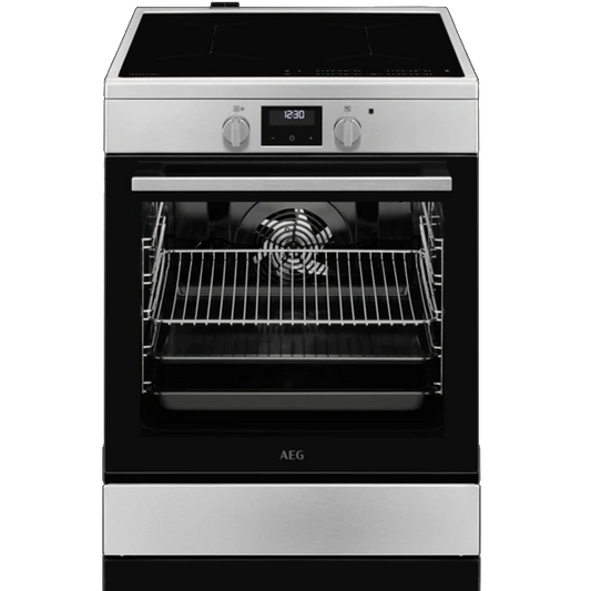Fogão de Indução AEG CIB6646ABM | Forno 73L, Classe A
