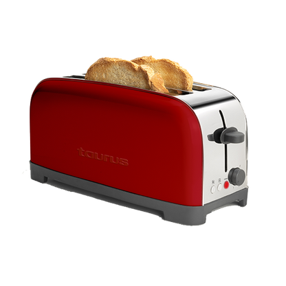 Torradeira Taurus Vintage Red | 1400W, 4 fatias, 6 níveis