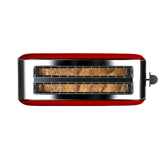 Torradeira Taurus Vintage Red | 1400W, 4 fatias, 6 níveis