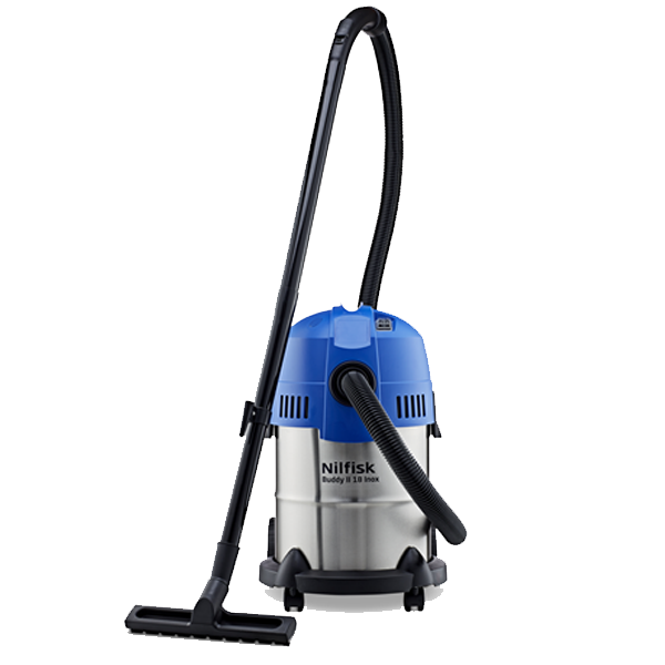 Aspirador Sem Saco Nilfisk Buddy II 18L Inox | 18L, 1200W