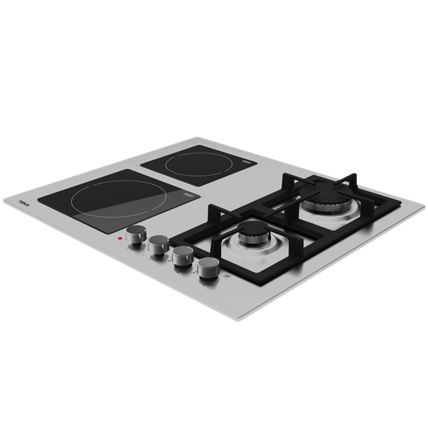 Placa Combinada Teka EFX 60.1 2G 2H AI AL BTN SS | 60 cm, Inox
