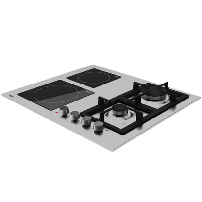 Placa Combinada Teka EFX 60.1 2G 2H AI AL BTN SS | 60 cm, Inox