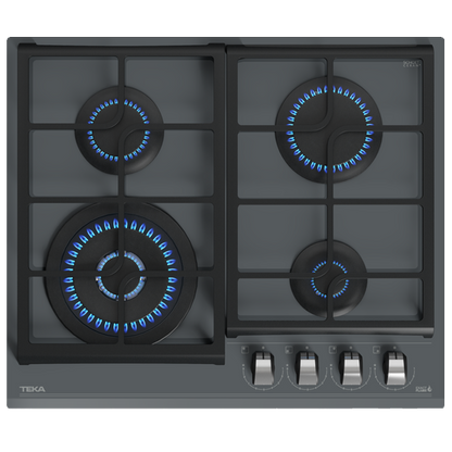 Placa a Gás Teka GZC64320 XBA | 4 Queimadores, 60cm