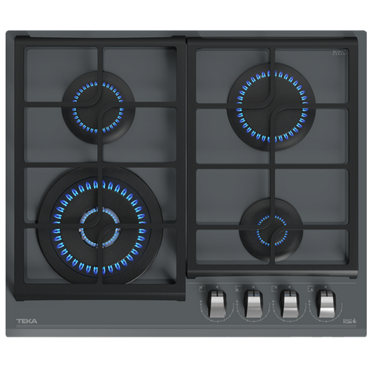 Placa a Gás Teka GZC64320 XBA | 4 Queimadores, 60cm
