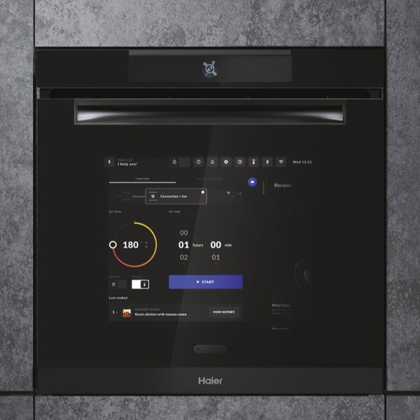 Forno Haier HWO60SM6C1BH | 80L, 10 Funções, TFT