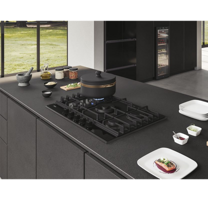 Placa a Gás Haier HAHG7W5HEB | 5 Zonas, Preto, Inox