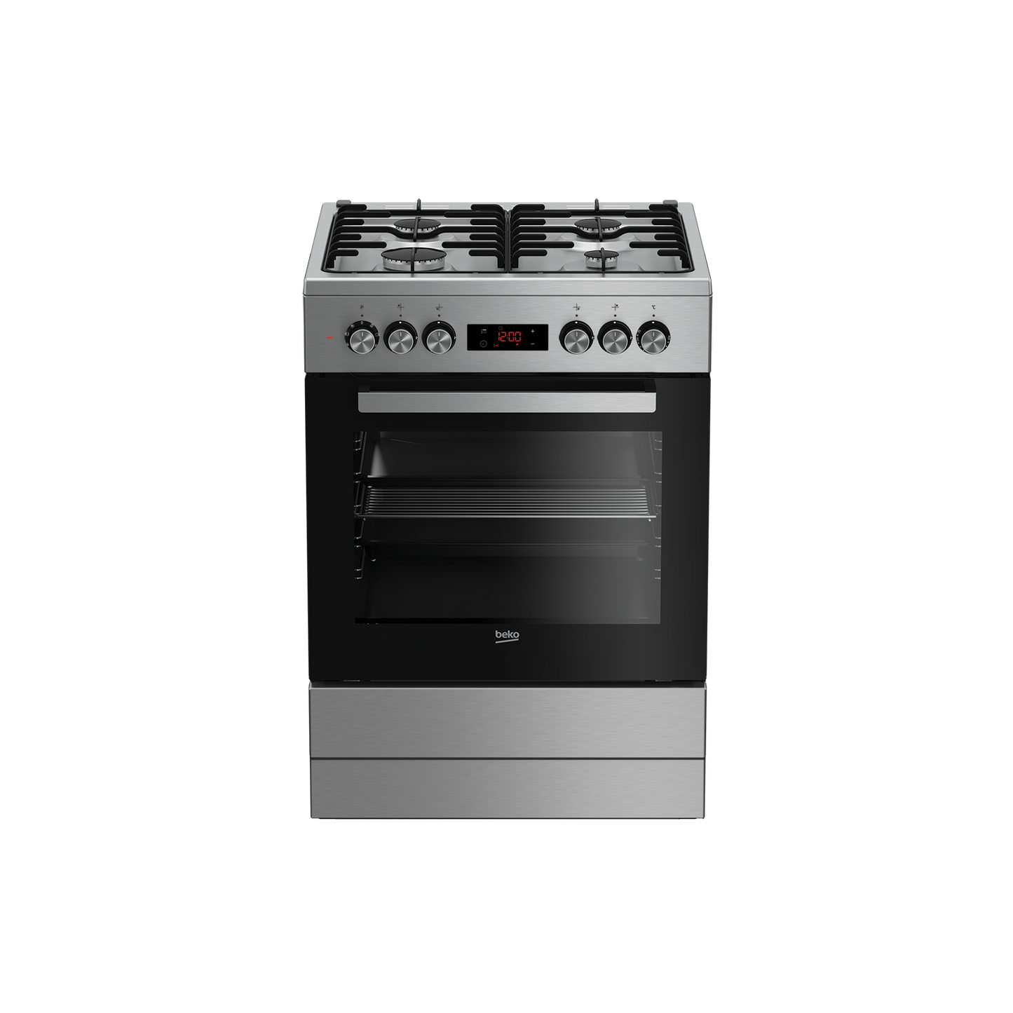 Fogão a Gás Beko FBM62320XDSN | 4 Queimadores, 72L, Inox