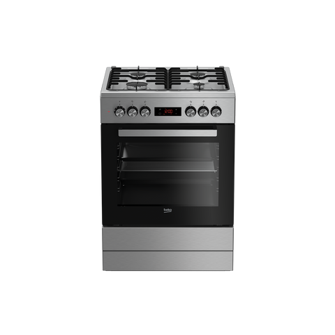 Fogão a Gás Beko FBM62320XDSN | 4 Queimadores, 72L, Inox